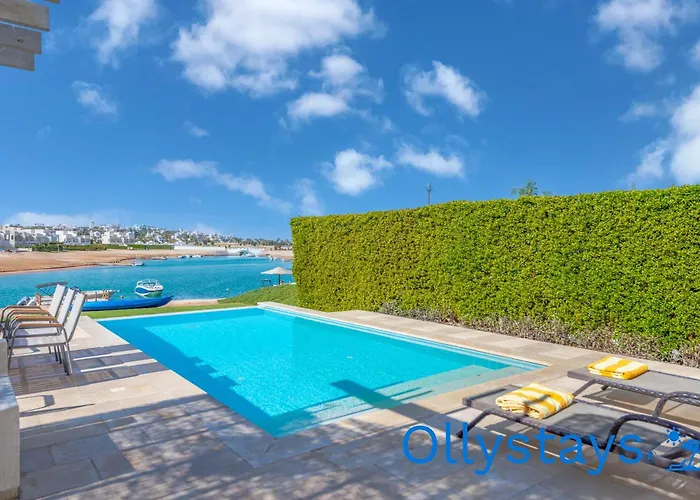 Ollystays Luxury 4br Villa, Heated Pool, Joubal Lagoon View ! Hurghada